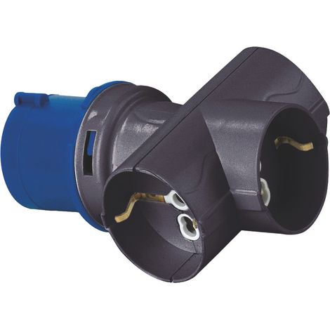 Rosi ADATTATORE INDUSTRIALE 1879 3 prese schuko bivalenti 230V - IP20
