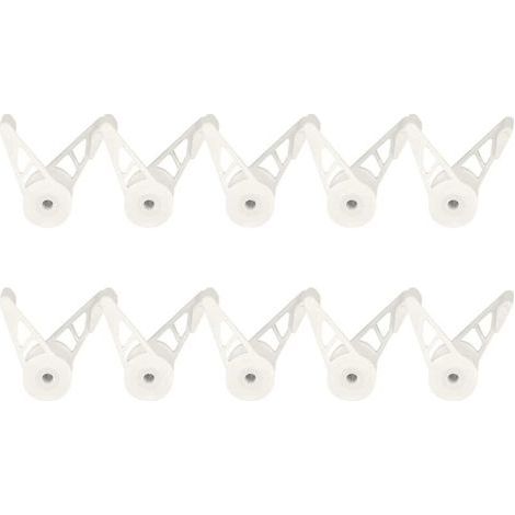 30 attaches réglables pour plantes jardin, rotation 360°, pour tiges, grillages, treillis – Fixation souple tomates, rosiers, vignes, acier recouvert vert, réutilisable, évite blessures plantes (1/3)