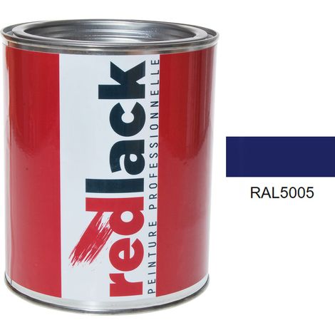Barattolo da 1L di vernice – RAL 5005 – Blu sicurezza – lucida – multisupporto – Redlack