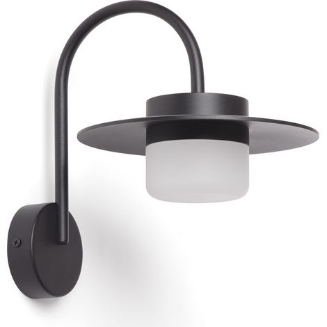 LED Wandleuchte 5W Außen Aluminium Ziapka Schwarz (1/4)