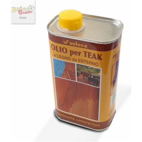 Olio speciale per legno esotico protegge e ravviva teak 500 ml veleca - veleca