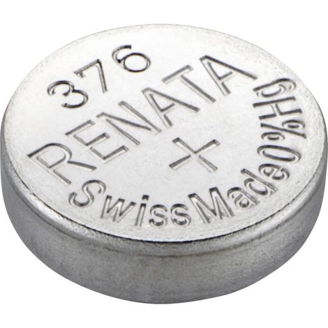 Renata Knopfzelle 376 1.55 V 1 St. 27 mAh Silberoxid