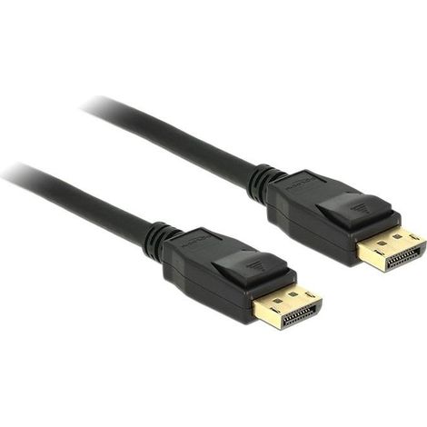 DELOCK DisplayPort 1.2 Macho a DisplayPort Macho Cable 3M Negro (1/4)