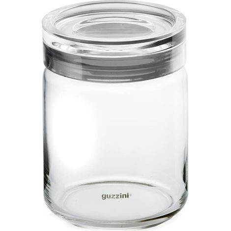 Guzzini Barattolo L Kitchen Active Design, Grigio Cielo, 10.5 x h16.5 cm (1/2)