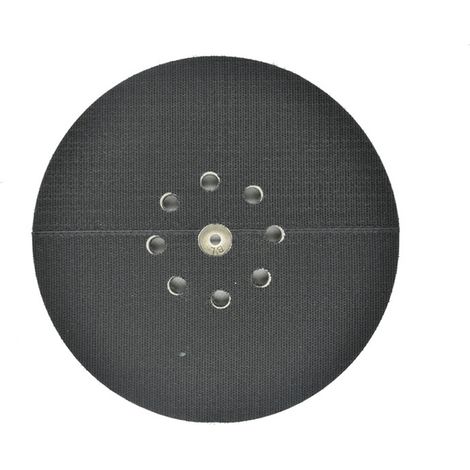 Plateau De Ponçage - 215 mm - Fixation Vis M10 - 8 Trous D'aspiration - Compatible Toutes Ponceuses À Disque - 1 Pièce