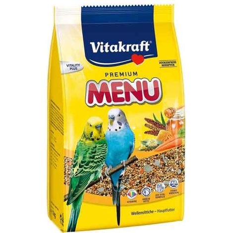 MANGIME PER PAPPAGALLINI 'MENU' VITAKRAFT 1 Kg Q.TA 5