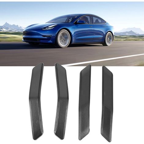 Bandes de protection pour pare-chocs de portières avant et patchs anti-rayures pour carrosserie, compatibles avec Tesla Model Y 2021-2023, gris (référence : MY-EX85GRAY) (1/5)