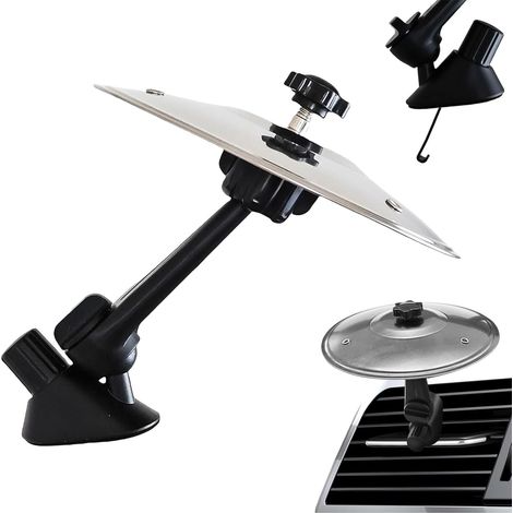 1 x Mini batería, platillo para coche, platillo de batería, platillo de choque para coche, versión plateada, para válvulas de coche, ideal para decoración del hogar y entretenimiento