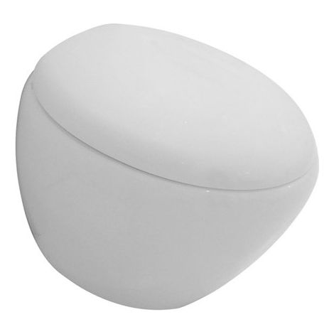 Water Touch filomuro senza brida (rimless) cm. 55x38,5 bianco