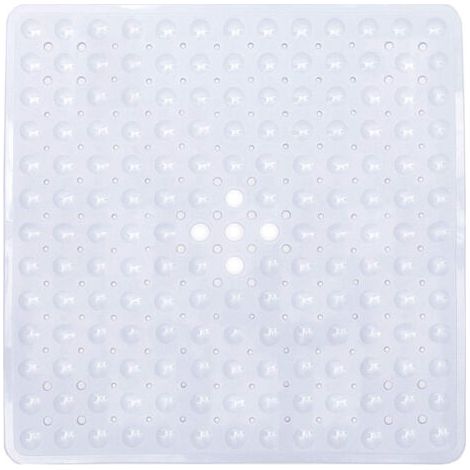 Tapis de bain carré antidérapant avec ventouse, tapis de douche antidérapant, P