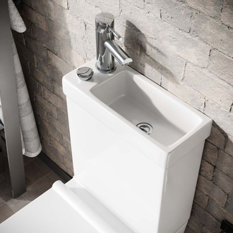 Nova 2 in 1 Combo Toilet and Basin Space Saver Unit  and Basin tap (1/5)