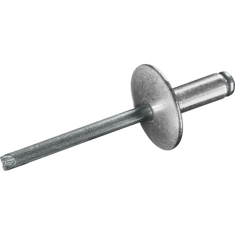 GOEBEL - 250 x Rivets aveugles 5 x 21 mm - Aluminium AlMG 3,5/ Acier zingué  - Tête large  - STANDARD - 7071250210 (1/5)