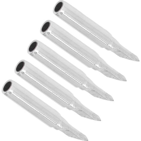 Kit de 5 pointes de fer à souder BGA pour station d'outils, têtes de soudage en cuivre, série 900M (lame K) (1/5)