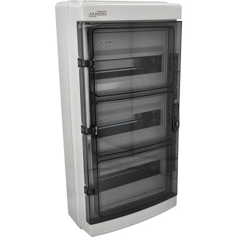 Cuadro eléctrico Exterior 36 modulos Tapa lateral translucida