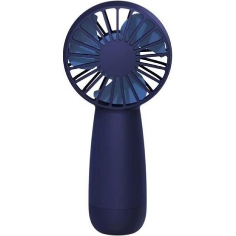 Ventilateur Portable - Batterie Rechargeable USB - Autonomie 10 H - Bleu Marine - 1 Pièce