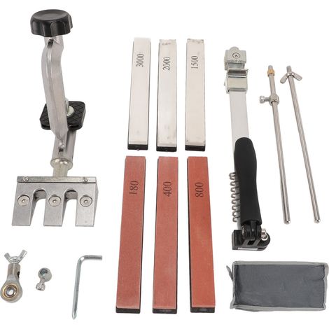 Affûteur d'outils à Angle fixe, pierres à aiguiser à grain 180-3000, Kit d'affûtage à rabat pour cuisine de Type A (1/5)