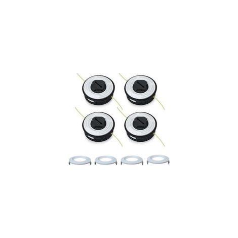 Cabezal de corte Autocut C3-2 para desbrozadoras STIHL FSA 57/FSE 52 – Paquete de 4 bobinas de repuesto 4009 710 2106