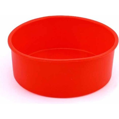 Moule Gateau Silicone 19.8 cm Rond, 1Pcs Moule Layer Cake 19.8 cm de Diamètre, Moules à Pâtisserie Silicone Pour Gâteau, Le Dessert (1/5)
