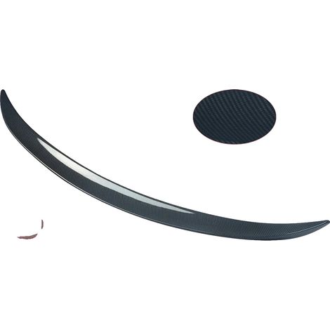 Heckspoiler, robustes ABS-Material, einfache Montage, Carbonfaser-Optik (1/2)