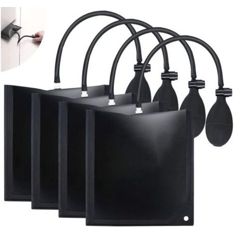 Air Wedge Pump Wedge, Coussin d'air de Levage 4 Pcs, Coussin de Montage Pompe à Air Wedge, Outils à Main Bricolage Inflable (1/5)