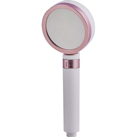 Pommeau de douche filtrant adoucissant à filtration multiple, élimination du chlore, douchette à main pour une peau hydratante et nourrissante, type B, or rose (1/5)
