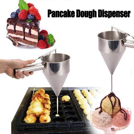 Entonnoir à boules de poulpe avec support en acier inoxydable pour la cuisine (1/4)