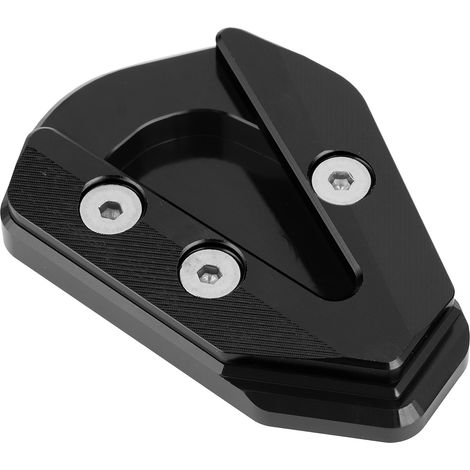 Support latéral moto, plaque d'extension de béquille, adaptée YAMAHA YZF R6 17‑19, noir (1/5)