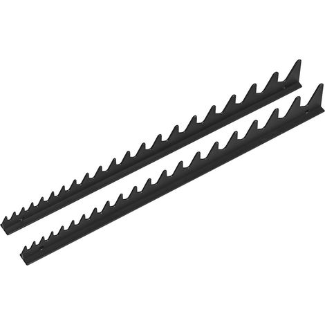 Sealey WR01 2 Piece Sharks Teeth Draw or Wall Mounted Spanner Rack (1/5)