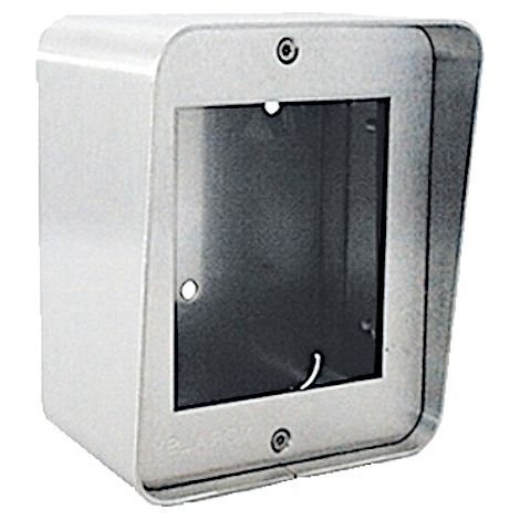 Boitier en applique inox brossée  - HERACLES - MPI01S-CT