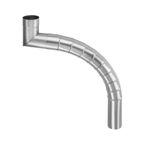 GRÖMO® Zink Gliederbogen, gepresst ø100x900-995, 62191