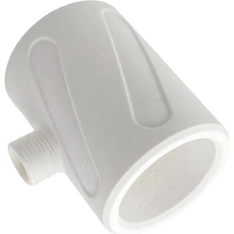 Pommeau de douche spiralé Dispositif massage thermostatique à larges orifices , compatible avec tous (1/5)