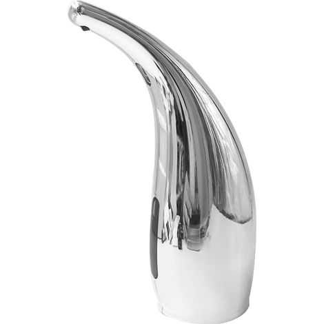 Distributeur de savon automatique 300 ml pour salle de bain, étanche, électrique, argenté (1/5)