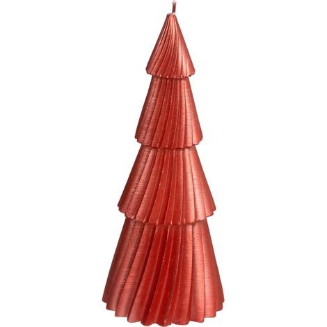 Bougie Sapin de Noël H 21 cm 350G - Feeric Christmas (1/5)
