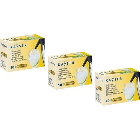 Ricariche bombolette Kayser 30 capsule CO2 per soda (1/3)