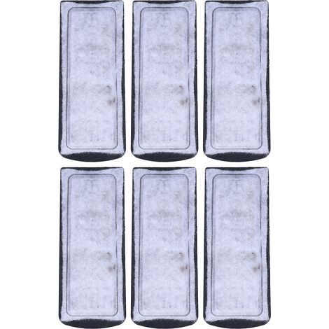 6 mousses filtrantes de rechange pour aquarium, accessoire filtre mural pour bac à poissons (1/5)