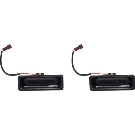 Adecuado para 2 interruptores de manija de botón para automóviles BMW Serie 5 E39 E60 E61 51248168035