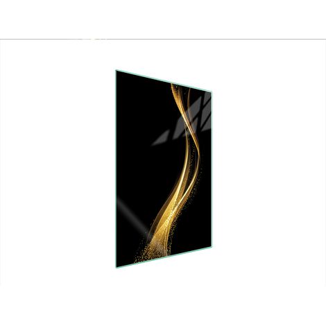Glasschneidebrett 35x52 Schwarz (1/5)