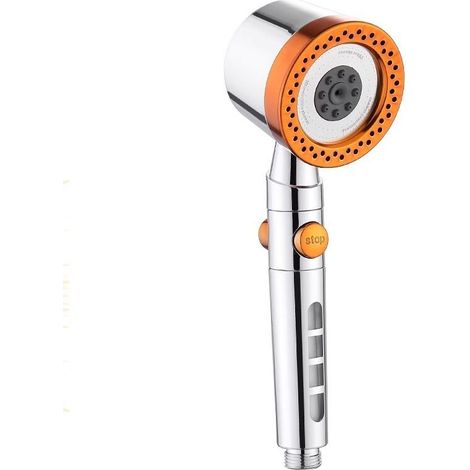 CSPARKV Pommeau de Douche Haute Pression, Douchette Haute Pression avec 6 Types de Jets, Pommeau de Douche Anti Calcaire Economie Deau (1/5)