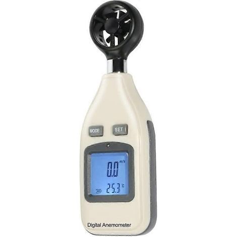 anémomètre numérique, mini-anémomètre, thermomètre à vent, anémomètre pour mesures extérieures (1/5)