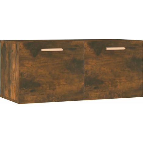Maison Exclusive - Armario de pared madera ingeniería roble ahuma (1/5)