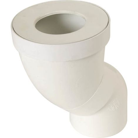 Pipe WC orientable en PVC blanc – Diamètre 85 à 107mm – Joint à lèvre pour étanchéité optimale – Installation en intérieur - tre85 (1/5)