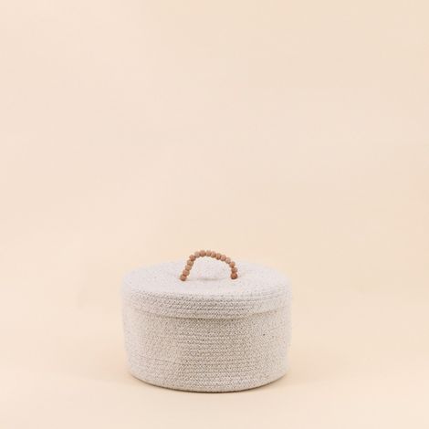 Panier rond avec couvercle 27x16cm (1/5)