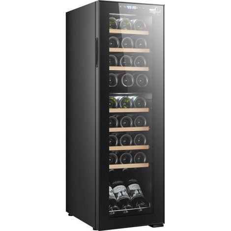 Melchioni Vermentino 27 C Dual Refroidisseur de vin compresseur Pose libre Noir 27 bouteille(s)