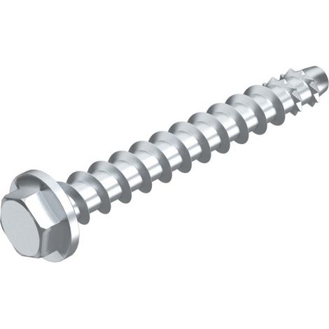 OBO Bettermann Ancre à six pans creux avec rondelle sertie 10x80mm acier galvanisé, 3498124