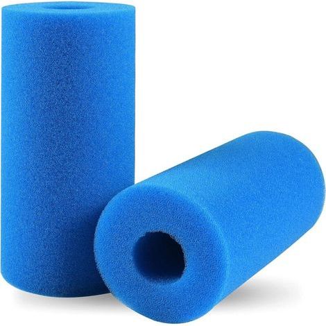 2-teiliges Schaumstofffilter-Set für Whirlpools, Filter Typ A, Filterschwamm Typ A, Schaumstofffilter, wiederverwendbare und waschbare Schaumstofffilterkartusche, Schaumstoff für Schwimmbäder, Whirlpo (1/5)