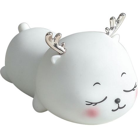Veilleuse pour enfants, veilleuse en forme de cerf laitier avec batterie, décoration de chambre, rechargeable par USB