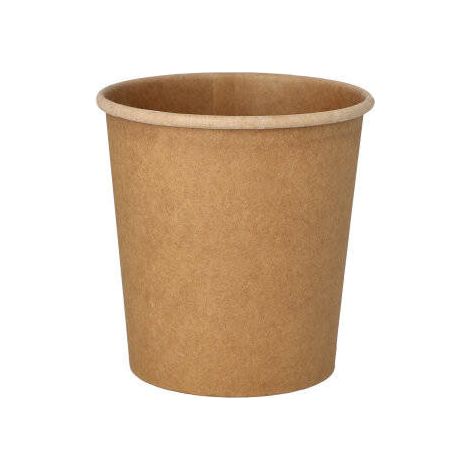 Gobelet à soupe en papier 470 ml, diamètre 98 mm, hauteur 10 cm 25 pièces. (1/2)