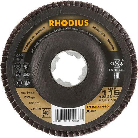 Disque à lamelle Rhodius LSZ F1 X-LOCK 10 pièces