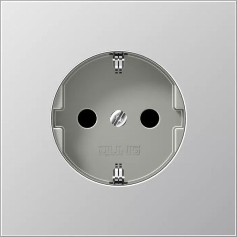Jung SCHUKO-Steckdose aluminium AL1520 KI (1/2)