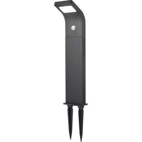 Sygonix SY-4677494  LED-Außenstandleuchte mit Bewegungsmelder    LED  1.2 W Schwarz
